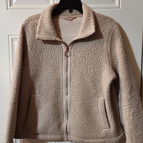 Old Navy Active Sherpa Pink Jacket Size Medium - Picture 1 of 5
